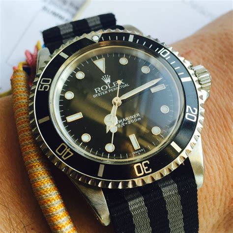 watch band parts for rolex submariner|rolex submariner with nato strap.